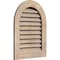 Ekena Millwork Round Top Gable Vent Unfinished, Functional, Pine Gable Vent w/ 1" x 4" Flat Trim Frame, 32"W x 28"H GVWRT32X2801SFUPI - alternate 2